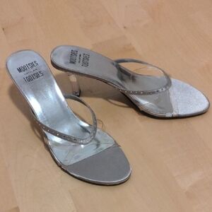 Mootsies Tootsies Shimmering Silver Heels